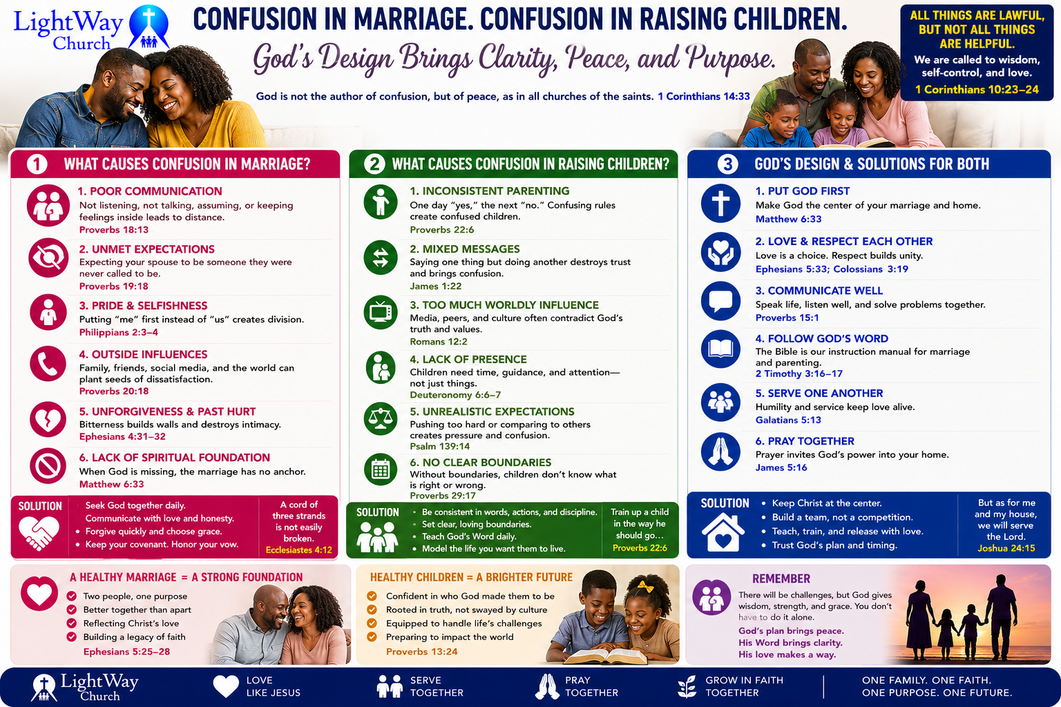 Confusion in Marriage and Raising Children