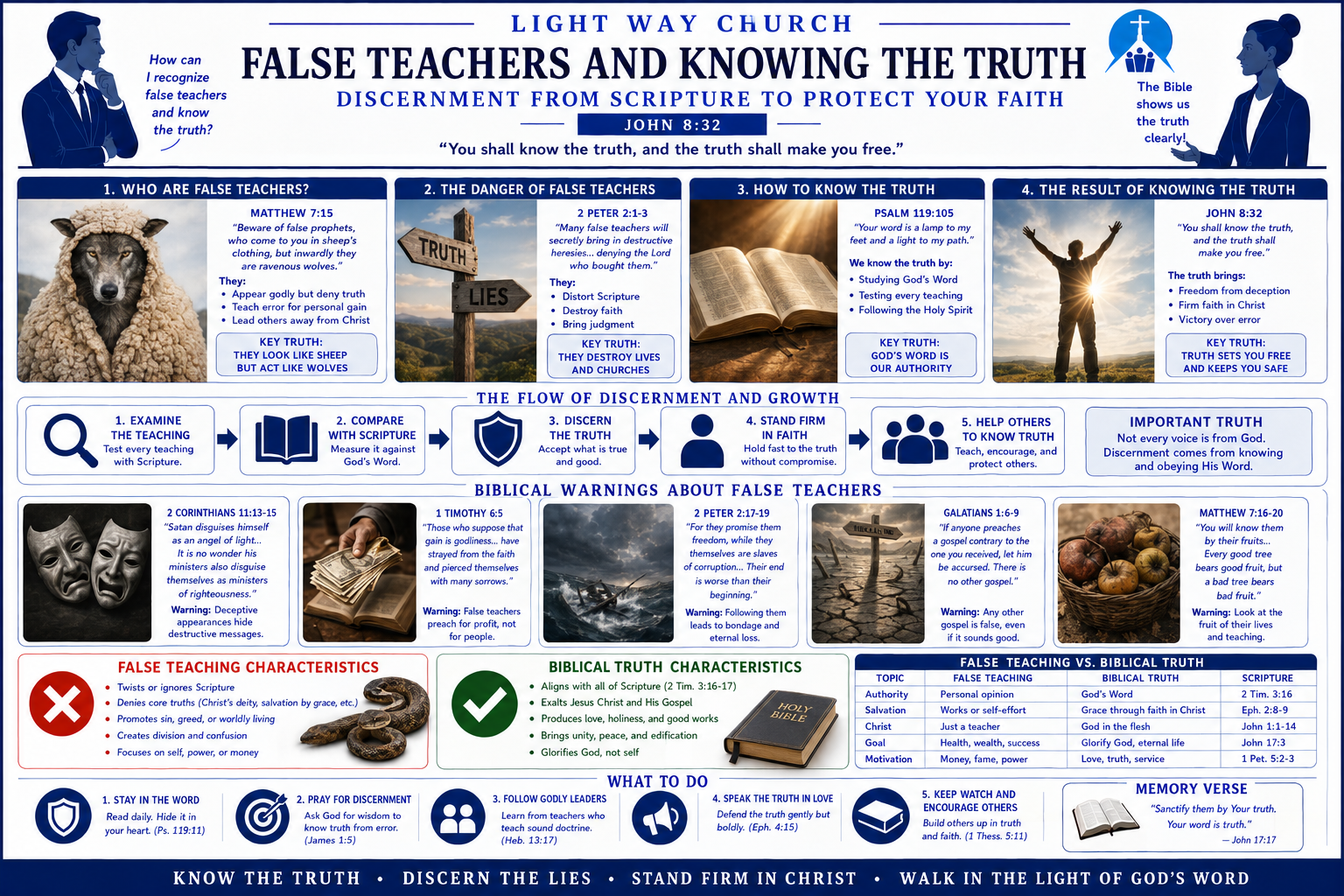 False Teachers Knowing The Truth