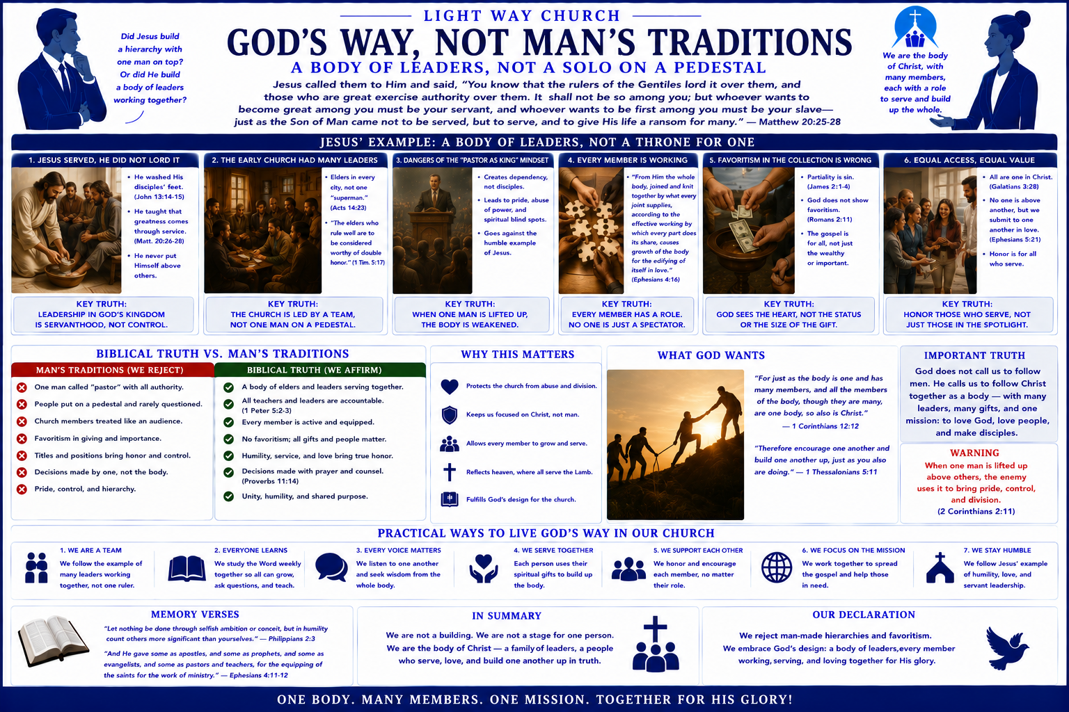 God’s Directive, Not Human Traditions