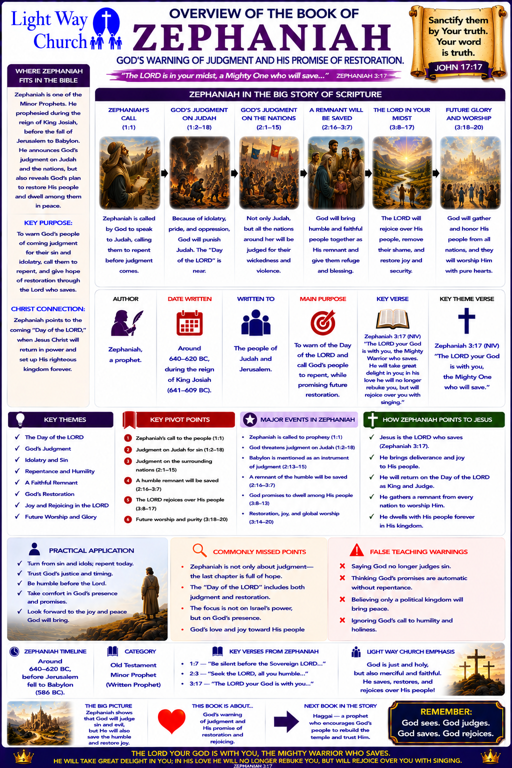 Light Way Church The Book of Zephaniah Overview