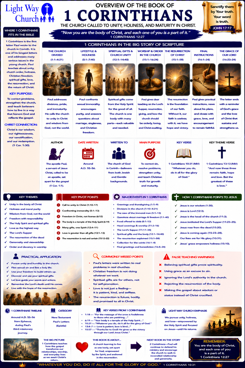 Light Way Church 1 Corinthians Book Overview