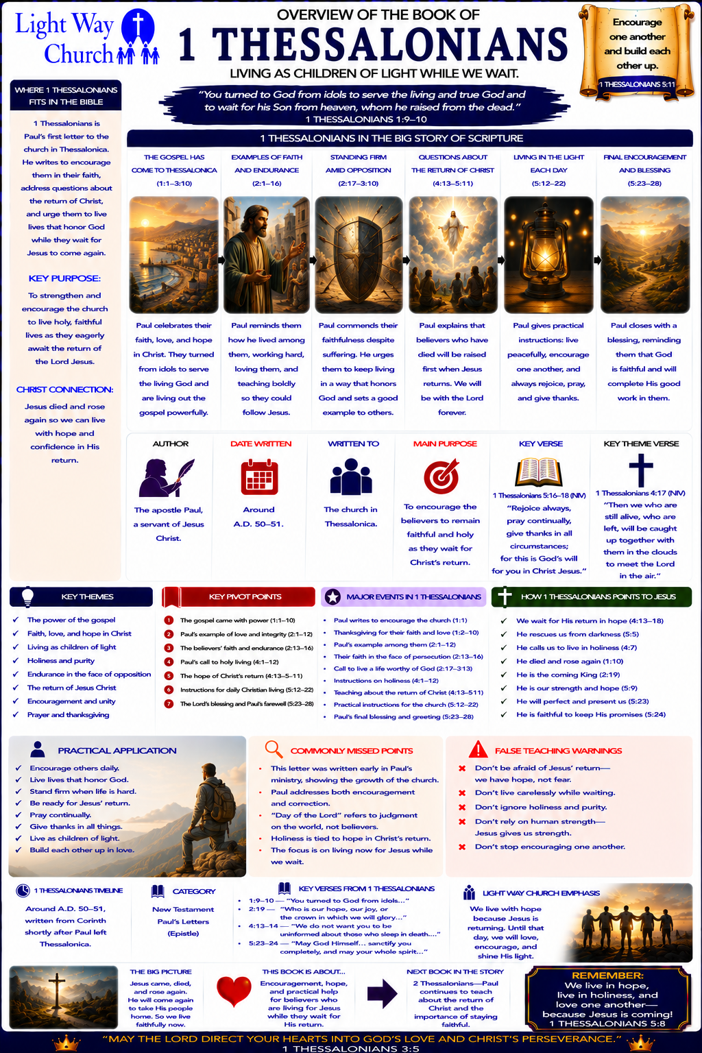 Light Way Church 1 Thessalonians Book Overview