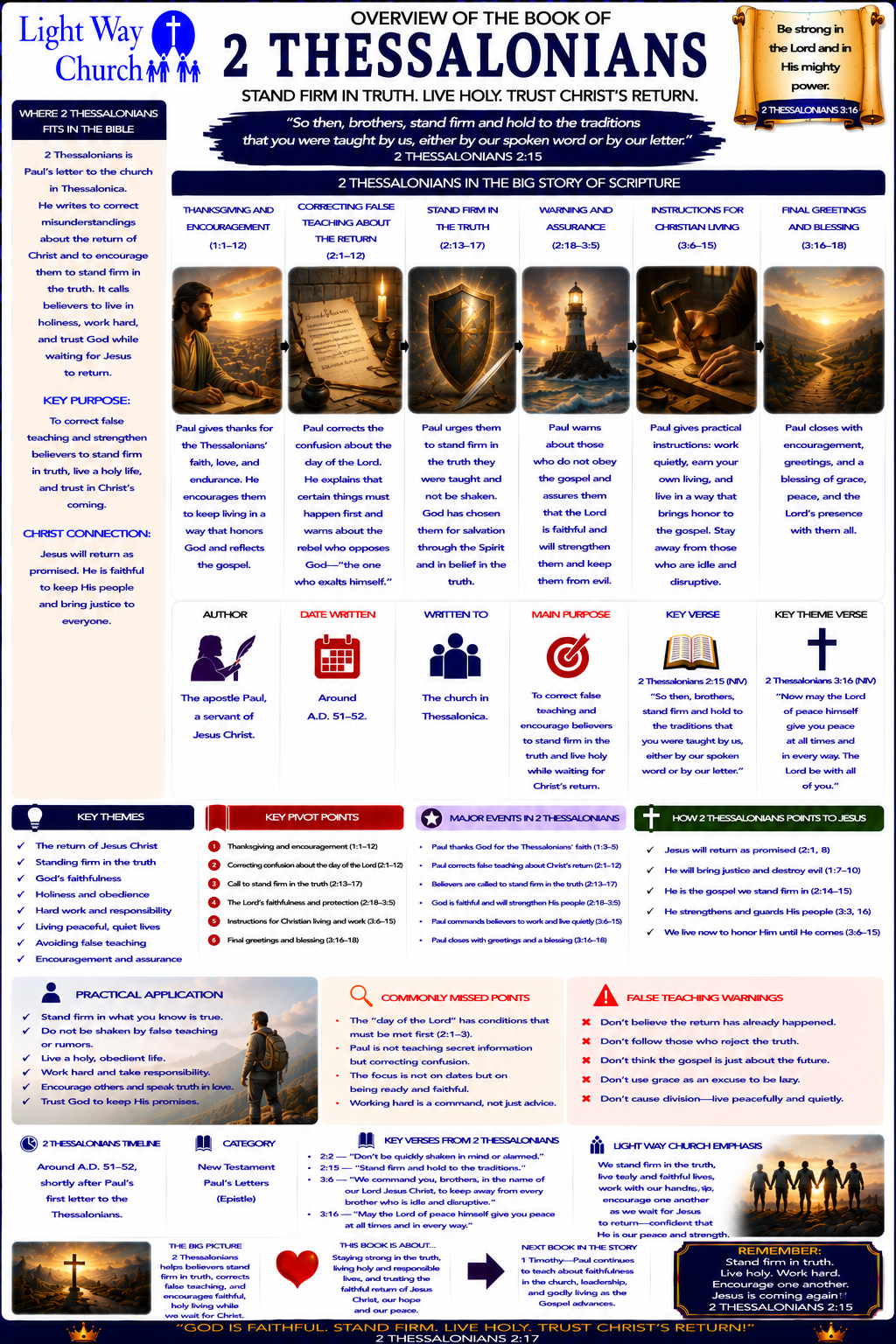 Light Way Church 2 Thessalonians Book Overview