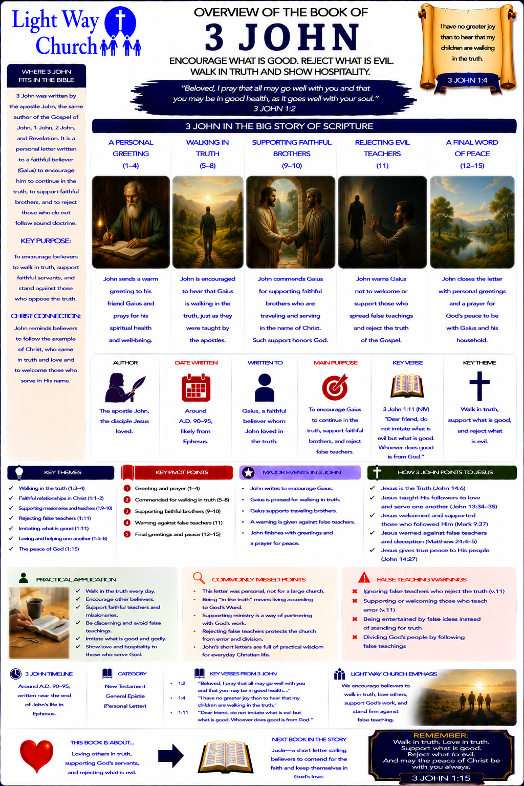 Light Way Church 3 John Book Overview