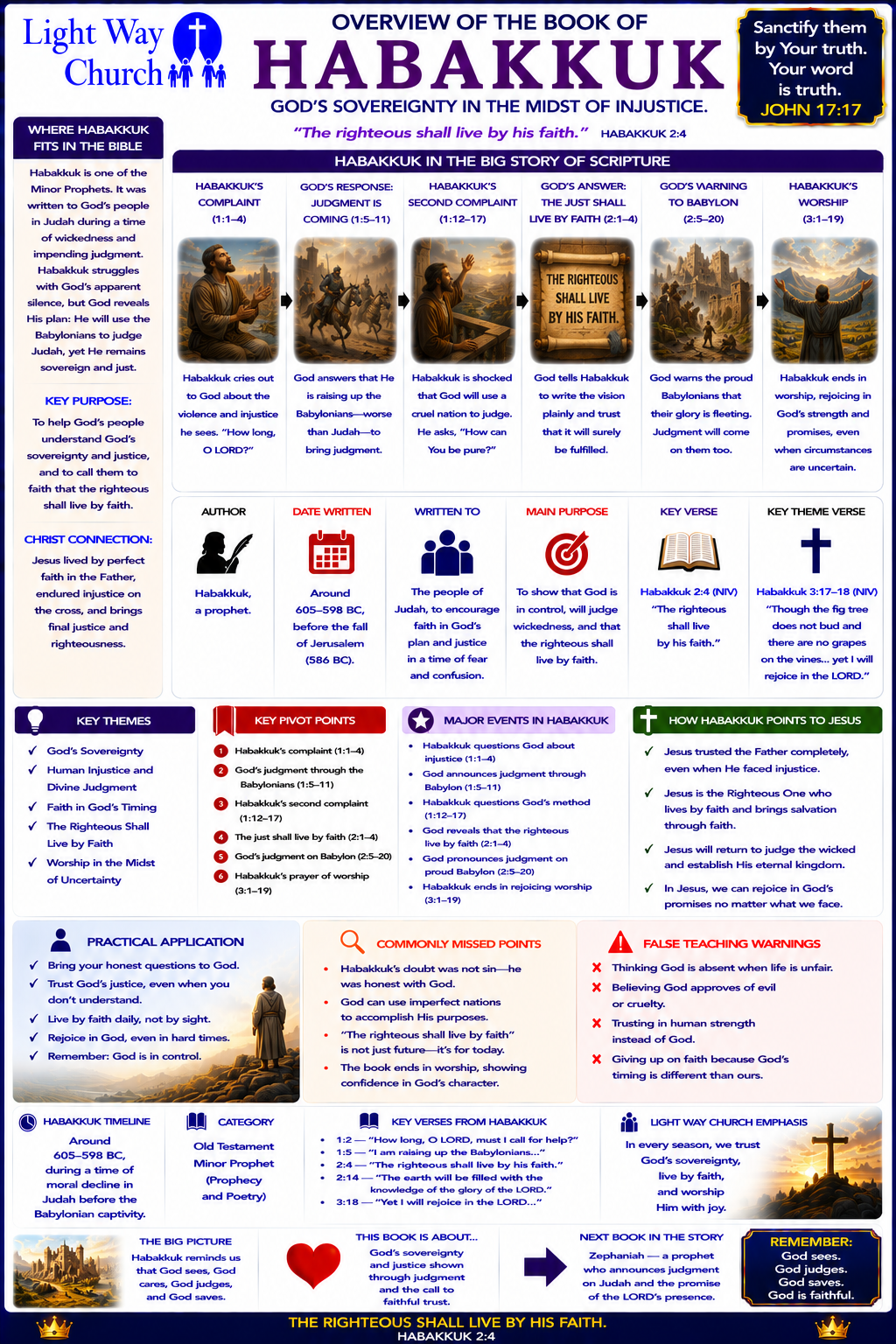 Light Way Church The Book Habakkuk Overview