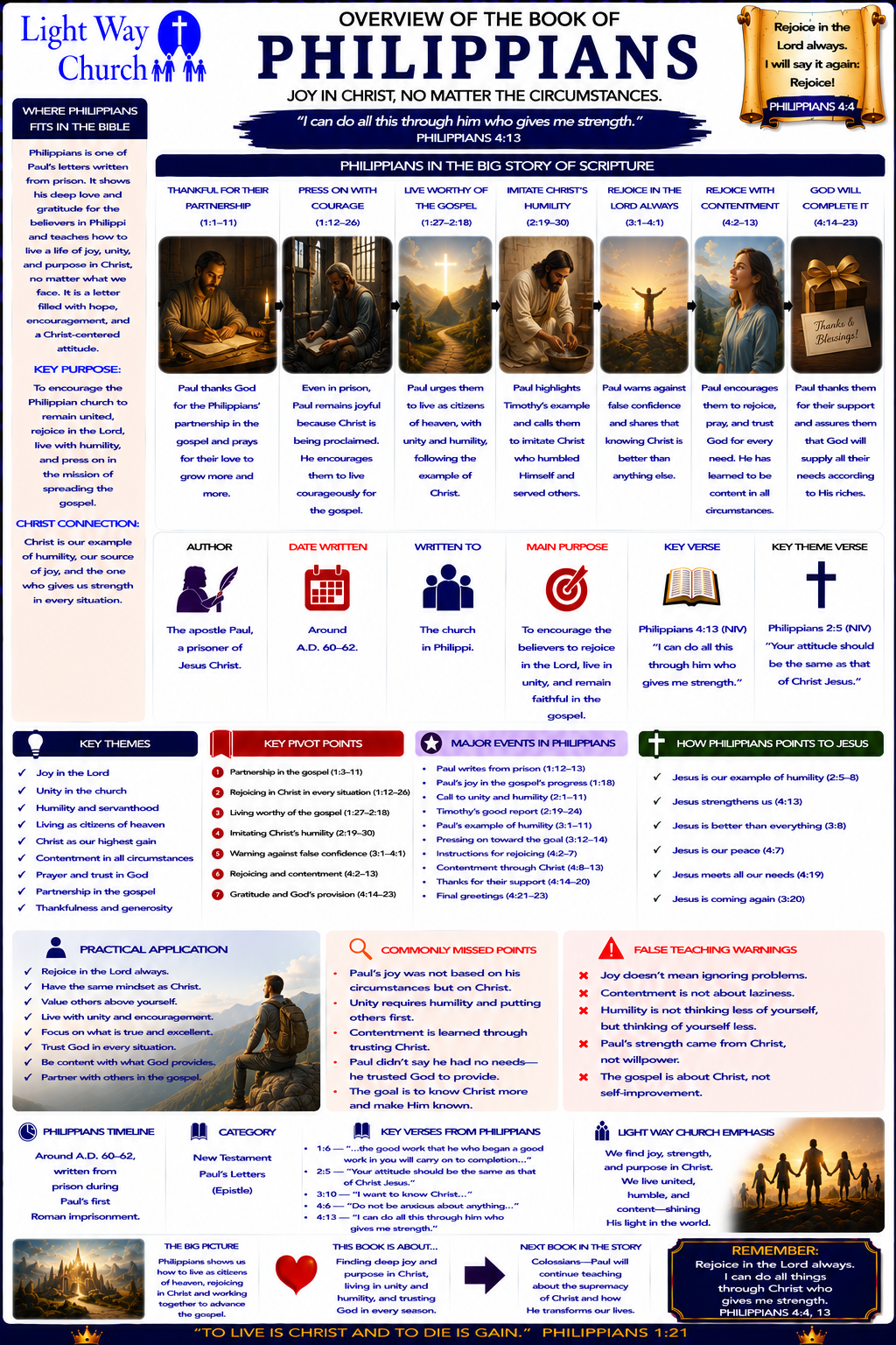 Light Way Church The Book of Philippians Overview
