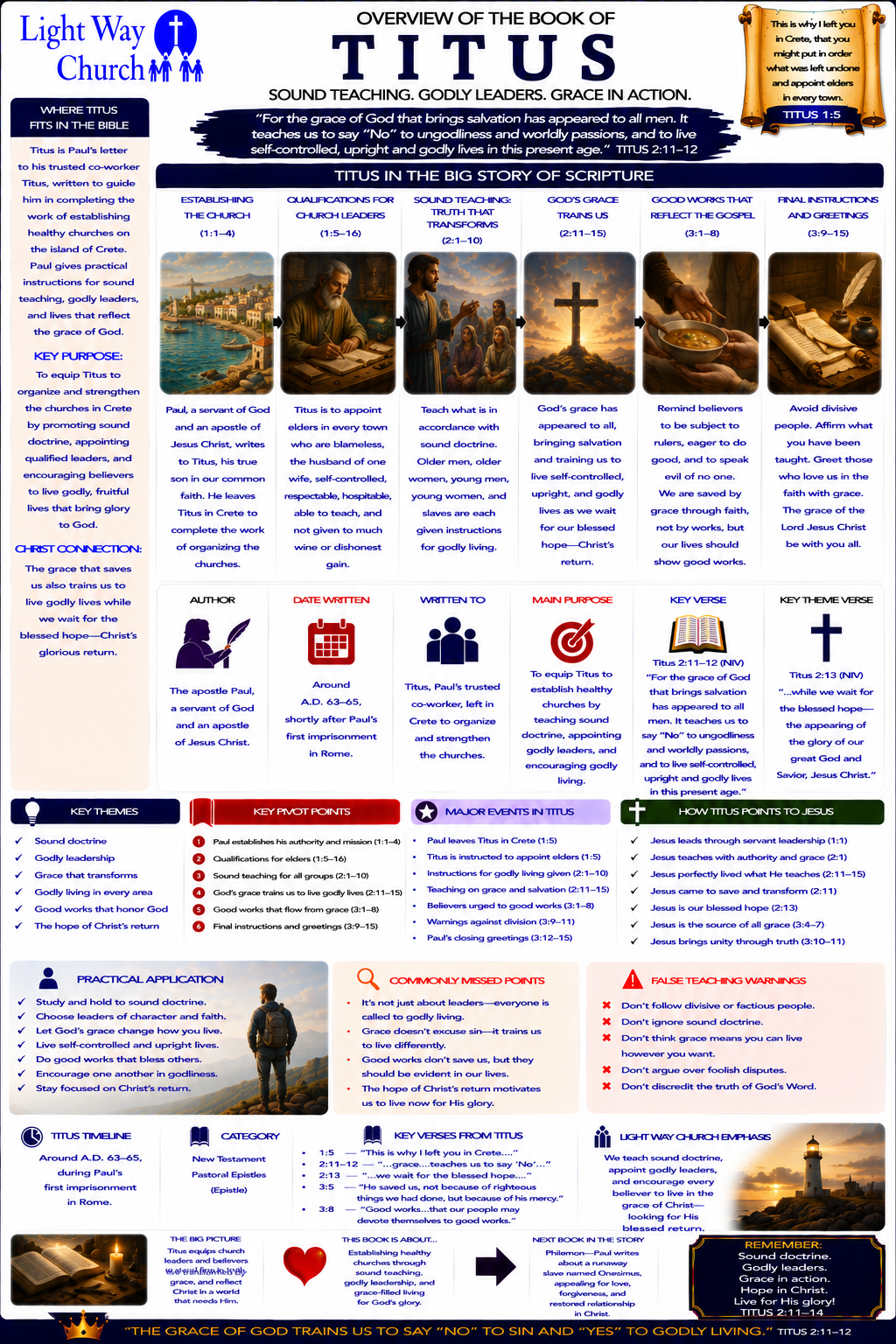 Light Way Church The Book of Titus Overview