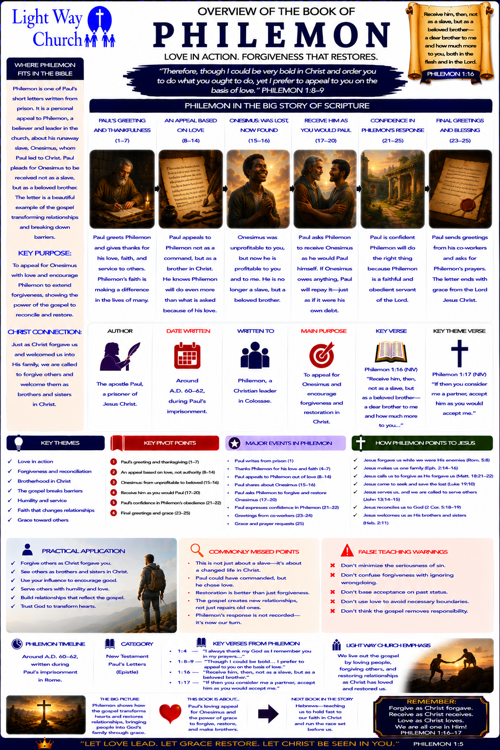 Light Way Church The Book of Philemon Overview