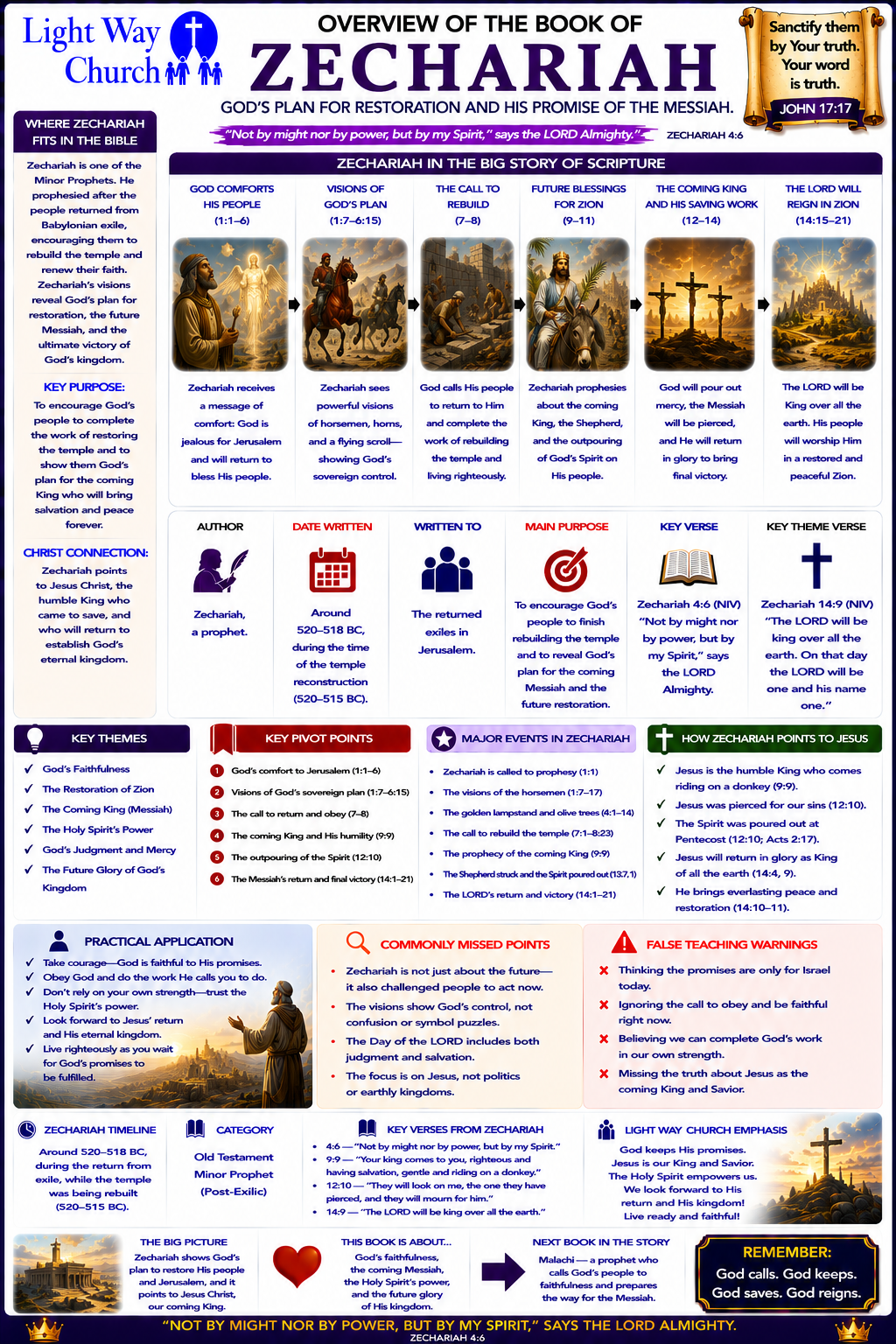 Light Way Church The Book of Zechariah Overview